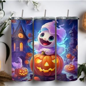 20oz Halloween ghost/pumpkin